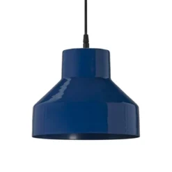 PR Home 4162688 Pendelleuchte Solo Blau 26cm