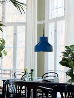 PR Home 4162688 Pendelleuchte Solo Blau 26cm