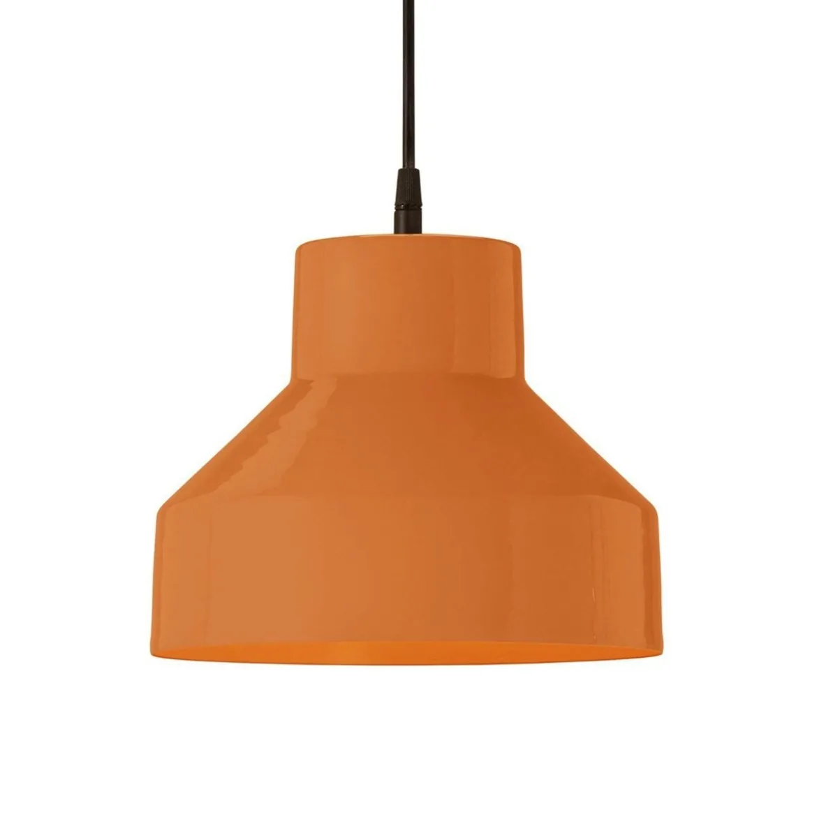 PR Home 4162634 Pendelleuchte Solo Orange Glänzend 26cm