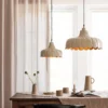 PR Home 2832418 Pendelleuchte Wells beige Gold 24cm