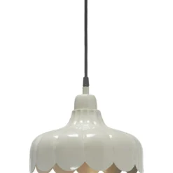 PR Home 2832418 Pendelleuchte Wells beige Gold 24cm