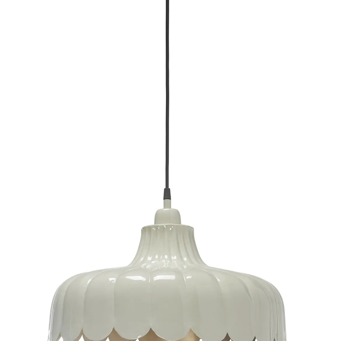 PR Home 2834318 Pendelleuchte Wells beige Gold 43cm
