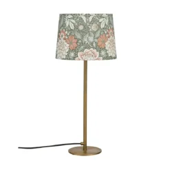 PR Home 1444502-7666 Tischleuchte Base Schirm Dahlia Grün 58cm