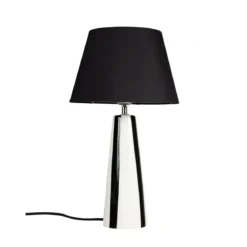 PR Home 501-054-191 Tischleuchte Leya Schwarz Weiß 54cm