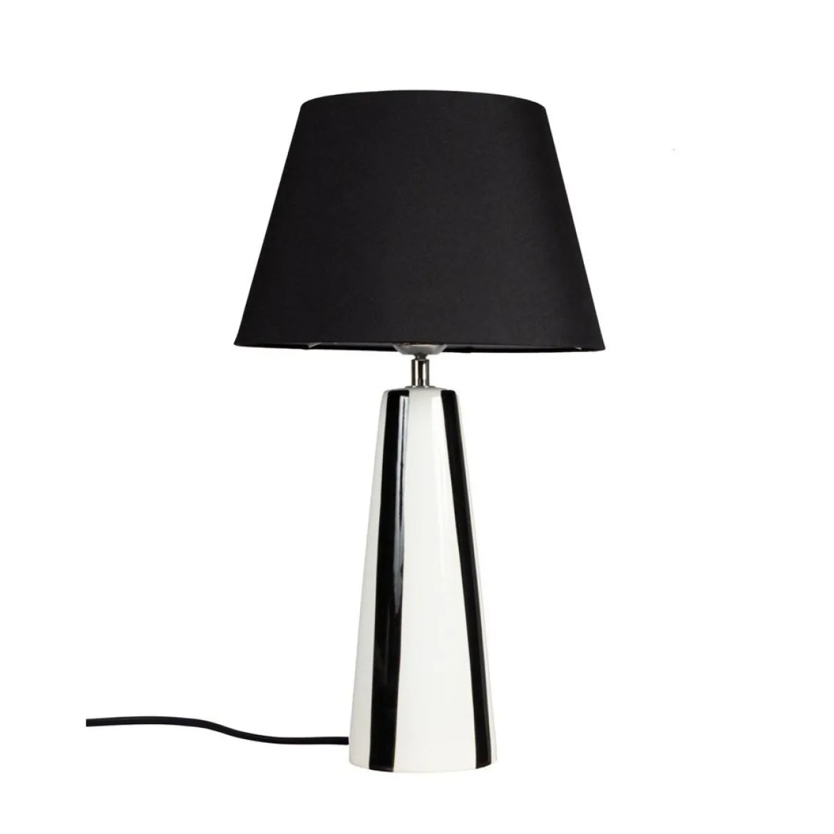 PR Home 501-054-191 Tischleuchte Leya Schwarz Weiß 54cm