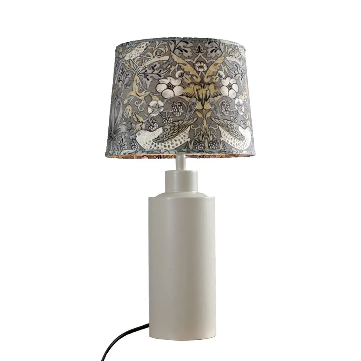 PR Home 4163218-010 Tischleuchte Solo Beige Matt Stoffschirm Bunt 48cm