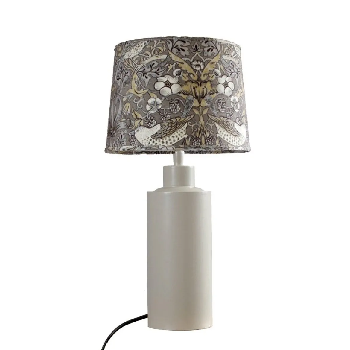 PR Home 4163218-010 Tischleuchte Solo Beige Matt Stoffschirm Bunt 48cm