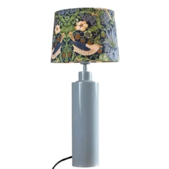 PR Home 4164482-008 Tischleuchte Solo Denim Stoffschirm Bunt 58cm