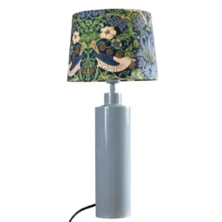 PR Home 4164482-008 Tischleuchte Solo Denim Stoffschirm Bunt 58cm