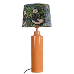 PR Home 4164434-008 Tischleuchte Solo Orange Stoffschirm Bunt 58cm