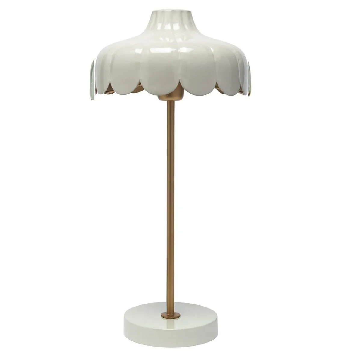 PR Home 2835018 Tischleuchte Wells Beige Gold 50cm