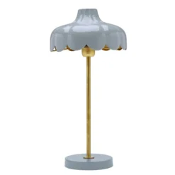 PR Home 2835082 Tischleuchte Wells Blau Gold 50cm
