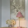 PR Home 4424733 Tischleuchte Wera Rosa Grün 47cm