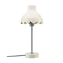 PR Home 4424710 Tischleuchte Wera Weiß Grün 47cm