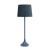 PR Home 70067-420088 Tove Tischleuchte blau Schirm Samt