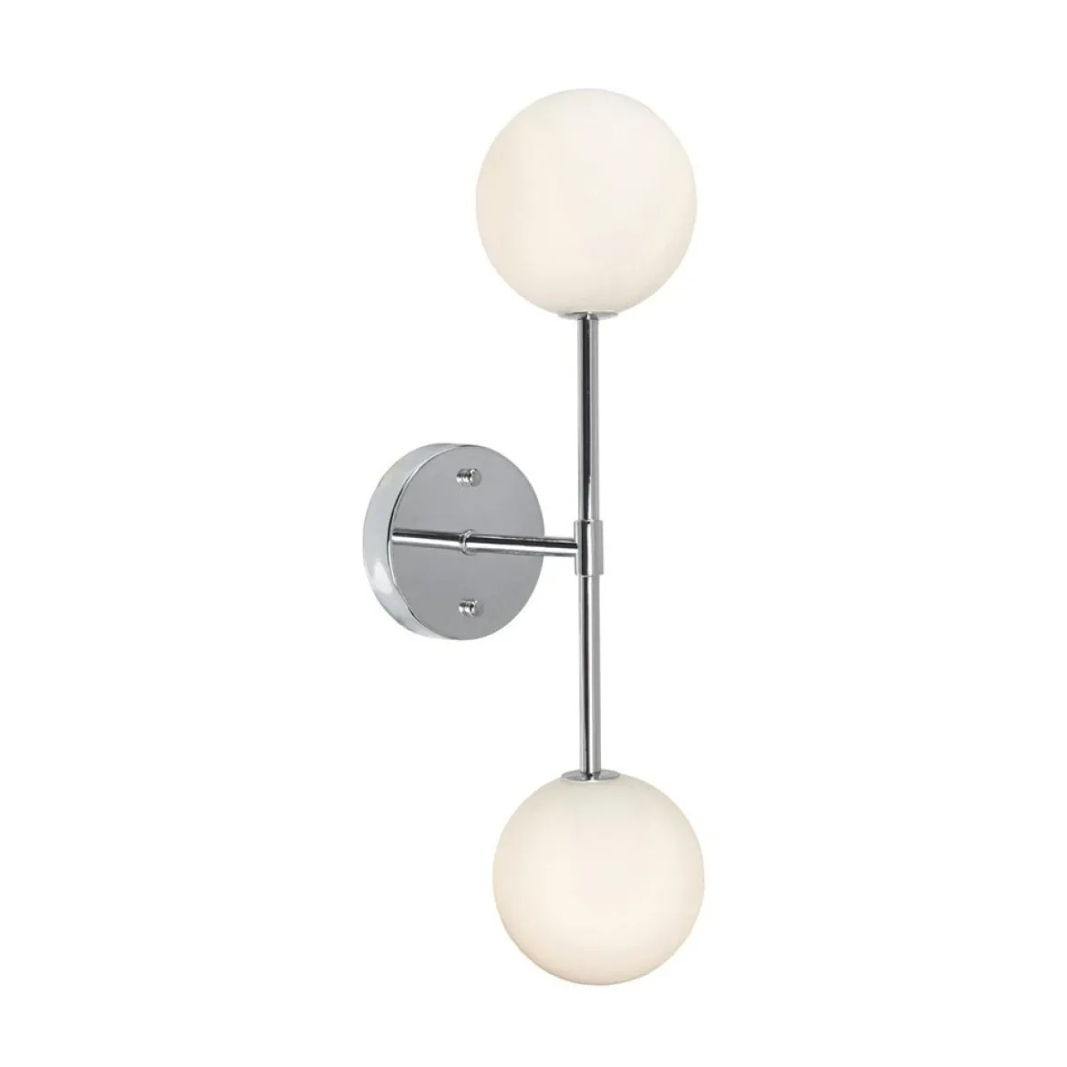 PR Home 3404906 Wandleuchte Sigma D Chrom Opal 2-flammig