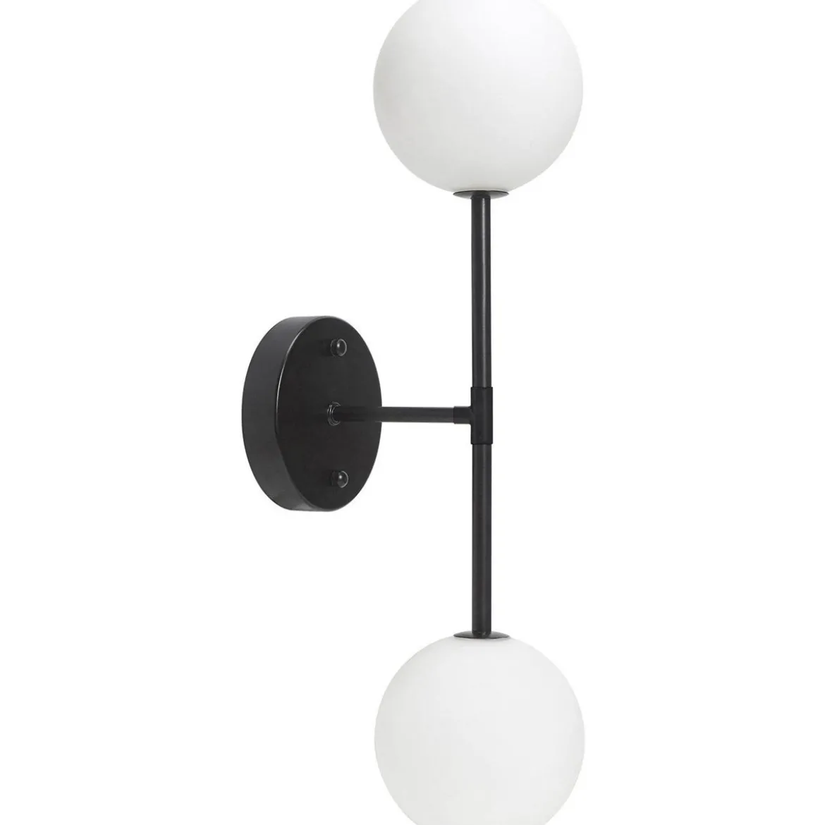 PR Home 3404907 Wandleuchte Sigma D Schwarz Opal 2-flammig