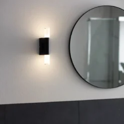 SCHÖNER WOHNEN-Kollektion LED Wandleuchte Twice sandschwarz CCT 830034