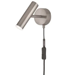 SCHÖNER WOHNEN-Kollektion LED-Wandleuchte STINA 3-step dimmbar nickelfarben 830007