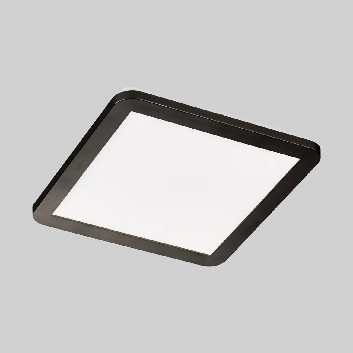 SCHÖNER WOHNEN-Kollektion LED Deckenleuchte Bad Flat 30 eckig schwarz weiß 820103