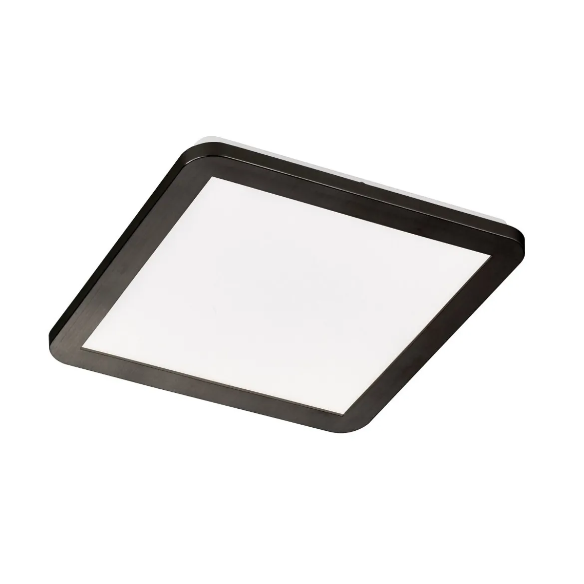 SCHÖNER WOHNEN-Kollektion LED Deckenleuchte Bad Flat 30 eckig schwarz weiß 820103