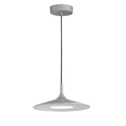 SCHÖNER WOHNEN-Kollektion LED-Pendelleuchte SLIM 3-Step dimmbar betonfarben 860025