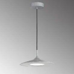 SCHÖNER WOHNEN-Kollektion LED-Pendelleuchte SLIM 3-Step dimmbar betonfarben 860025