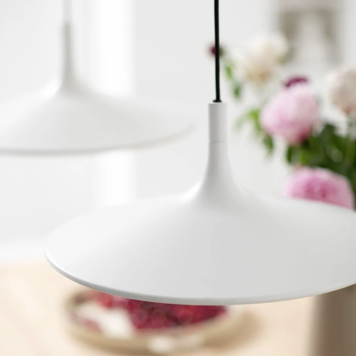SCHÖNER WOHNEN-Kollektion LED-Pendelleuchte SLIM 3-Step dimmbar sandweiß 860027