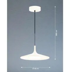 SCHÖNER WOHNEN-Kollektion LED-Pendelleuchte SLIM 3-Step dimmbar sandweiß 860027