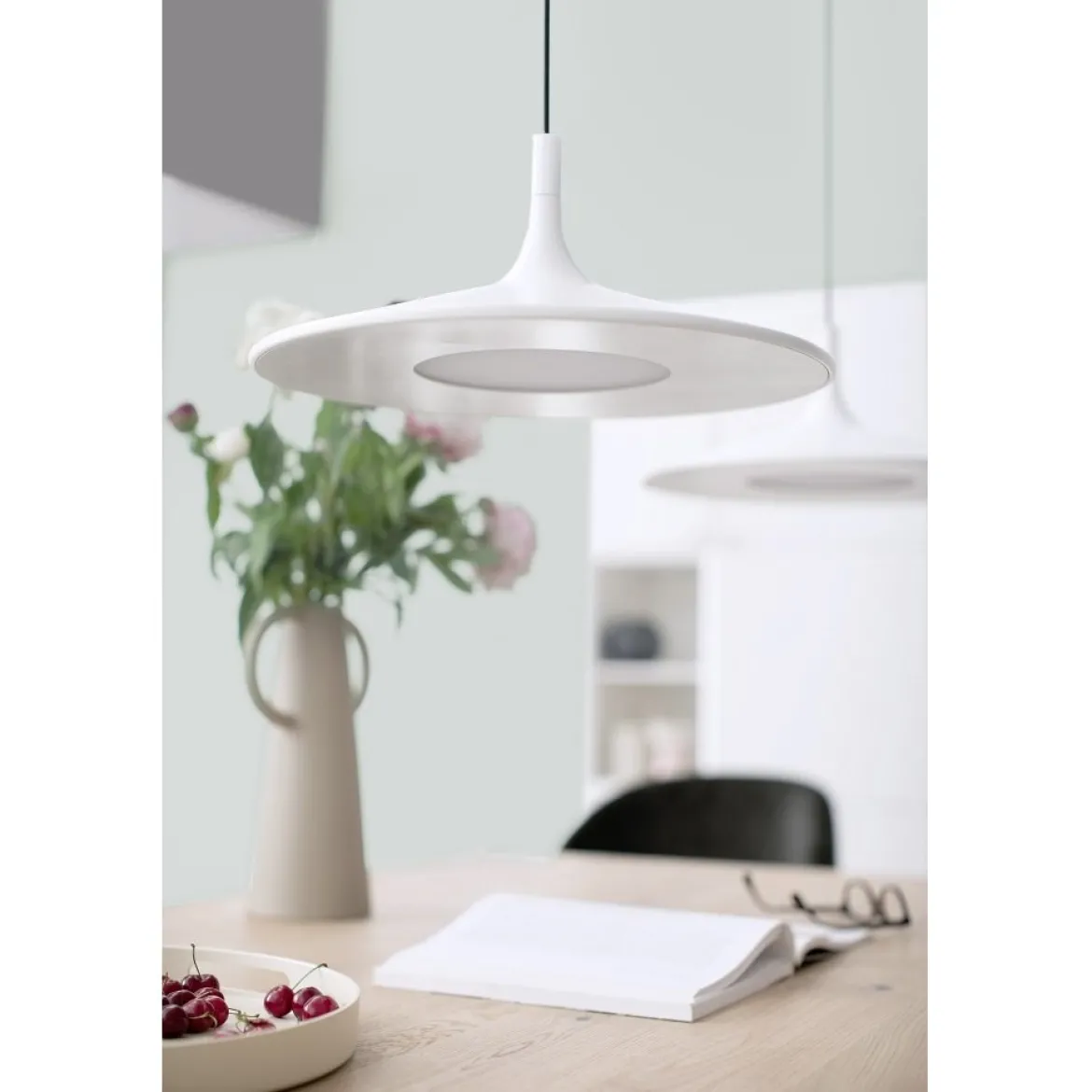 SCHÖNER WOHNEN-Kollektion LED-Pendelleuchte SLIM 3-Step dimmbar sandweiß 860027