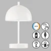 SCHÖNER WOHNEN-Kollektion LED Akku Tischleuchte Kia weiß CCT 850214