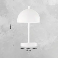 SCHÖNER WOHNEN-Kollektion LED Akku Tischleuchte Kia weiß CCT 850214