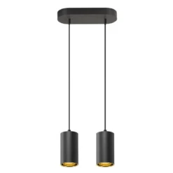 SLV 1006433 ASTO TUBE Pendelleuchte 2-flammig GU10 schwarz