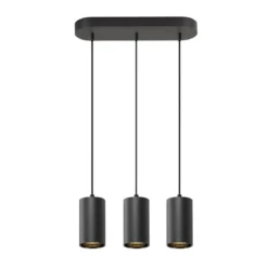SLV 1006435 ASTO TUBE Pendelleuchte 3-flammig GU10 schwarz