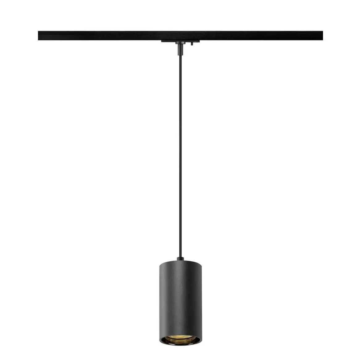 SLV 1010099 ASTO TUBE Pendelleuchte für Hochvolt-Stromschiene 1Phasen schwarz GU10