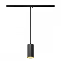 SLV 1010099 ASTO TUBE Pendelleuchte für Hochvolt-Stromschiene 1Phasen schwarz GU10
