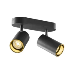 SLV 1006425 ASTO TUBE Spotstrahler  zylindrisch 2-flammig GU10 schwarz