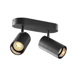 SLV 1006425 ASTO TUBE Spotstrahler  zylindrisch 2-flammig GU10 schwarz