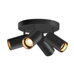SLV 1006429 ASTO TUBE Spotstrahler zylindrisch rund 4-flammig GU10 schwarz