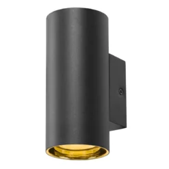 SLV 1006441 ASTO TUBE Wandaufbauleuchte zylindrisch 1-flammig GU10 schwarz