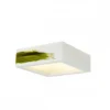 SLV 148002 Deckenleuchte Plastra 104 E27 eckig weisser Gips 25x25cm