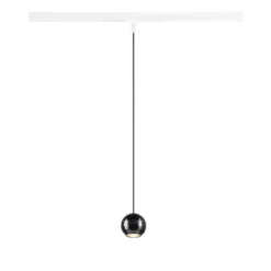 SLV 1010325 DYSKO Pendelleuchte für Stromschiene 1-Phasen 2700K 36° weiß schwarz