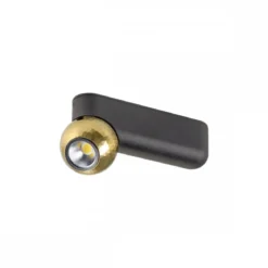 SLV 1010300 DYSKO Wand- und Deckenaufbauleuchten 2700K 1-flammig schwarz gold