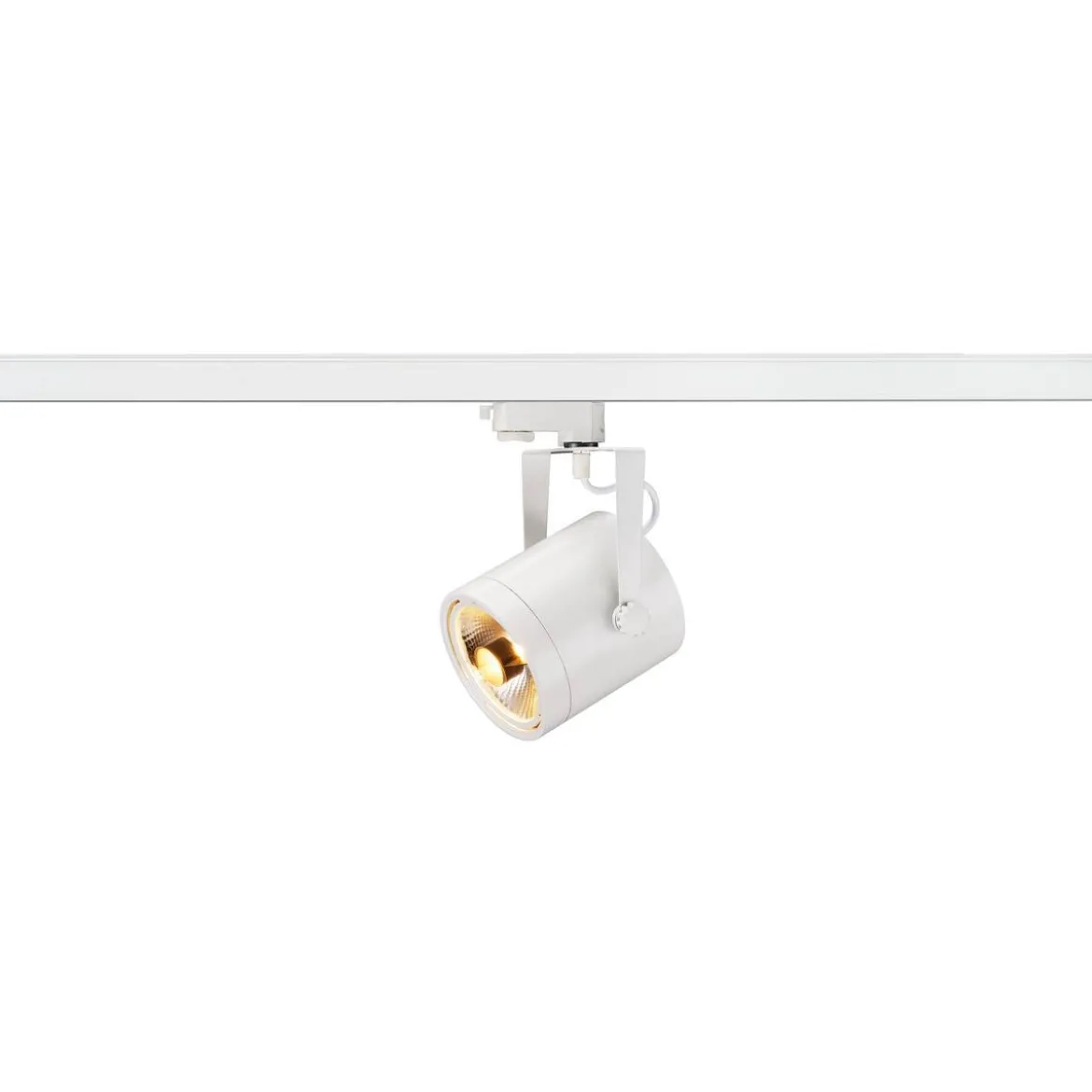 SLV 153421 EURO SPOT Track rund weiß GU10 max. 75W inklusive 3Phasen-Adapter