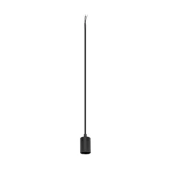 SLV 1010420 FITU PD Pendelleuchte ribbed 1-flammig schwarz E27
