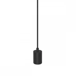 SLV 1010420 FITU PD Pendelleuchte ribbed 1-flammig schwarz E27