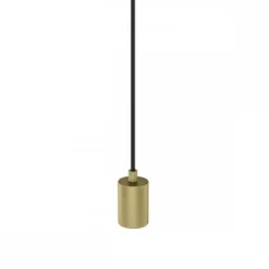 SLV 1010421 FITU PD Pendelleuchte ribbed 1-flammig Gold E27