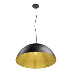 SLV 1008538 FORCHINI 70 Pendelleuchte schwarz gold E27