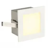 SLV 113262 FRAME BASIC LED Einbauleuchte eckig weiss 3000K 40lm
