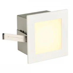 SLV 113262 FRAME BASIC LED Einbauleuchte eckig weiss 3000K 40lm